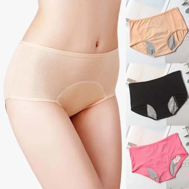 Mutandine da donna Moda periodo mestruale a prova di perdite Donna Ragazza Intimo femminile Slip fisiologici antibatterici Pantaloni