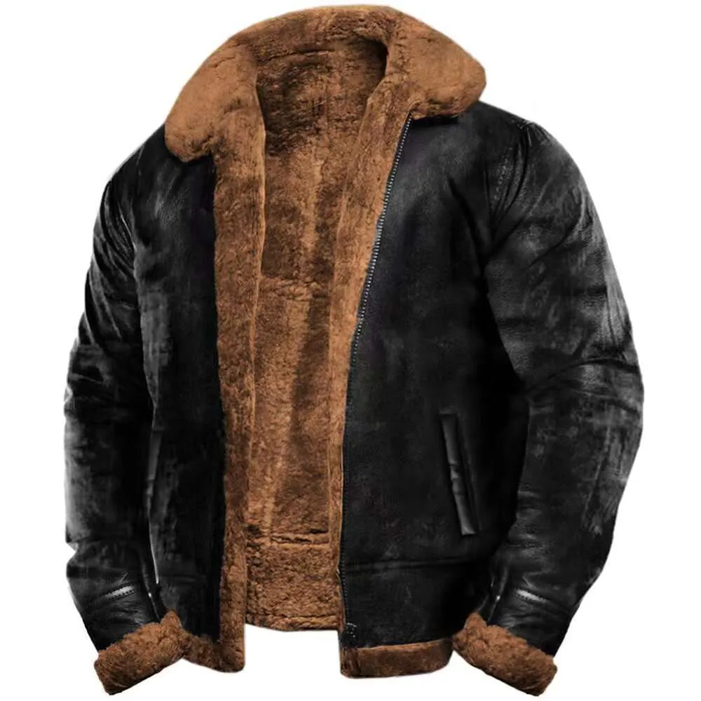 Zintegrowany ciepły płaszcz męski zintegrowany płaszcz nordyc