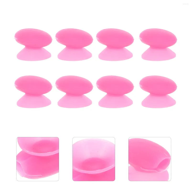 Makeupborstar 10st Silicone Lip Cover Travel Brush Covers för