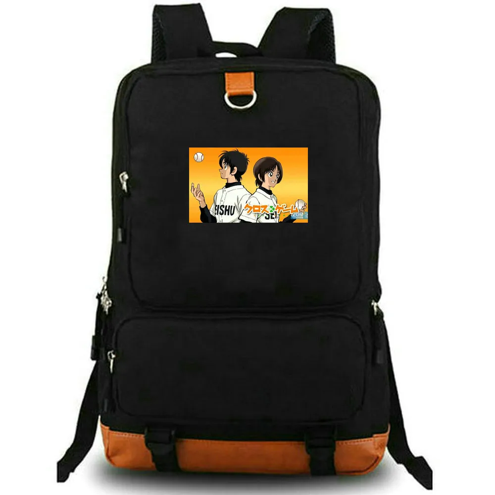 لعبة Cross Game Backpack Tsukijima Aoba Daypack School Bag Cartoon Print Rucksack Leisure Schoole Day Pack
