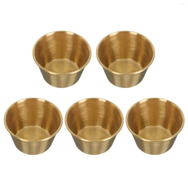 Baking Tools Pancake Sauce Cup Stainless Steel Bowl Ketchup Cups Kitchen Supply Small Dipping Food Pot Tomato Paste