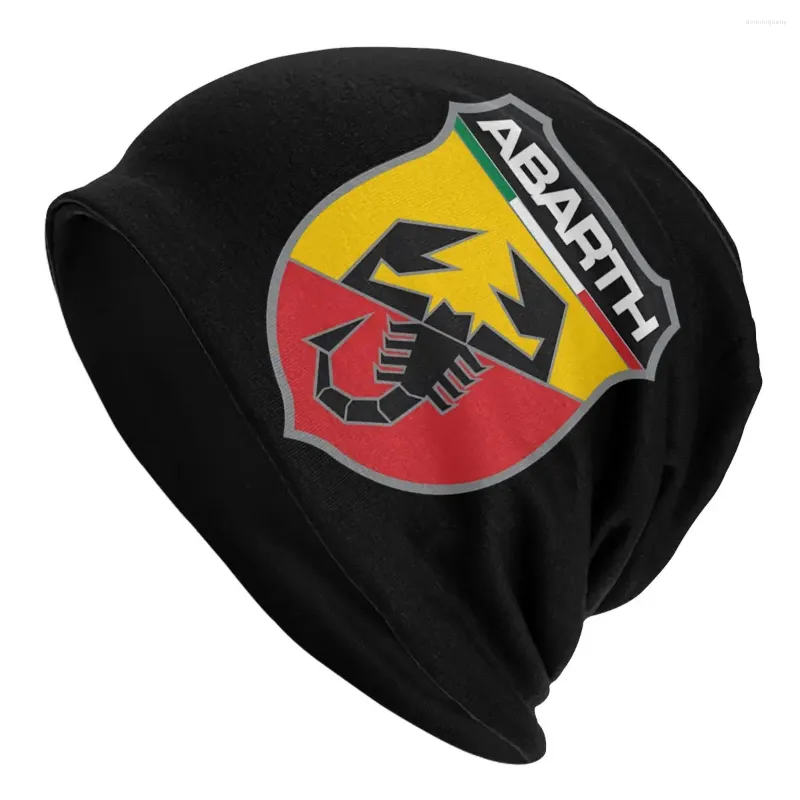 Berets Abarth Fashion Thin Bonnet für Männer Frauen Scorpion Skullies Beanies Ski Caps