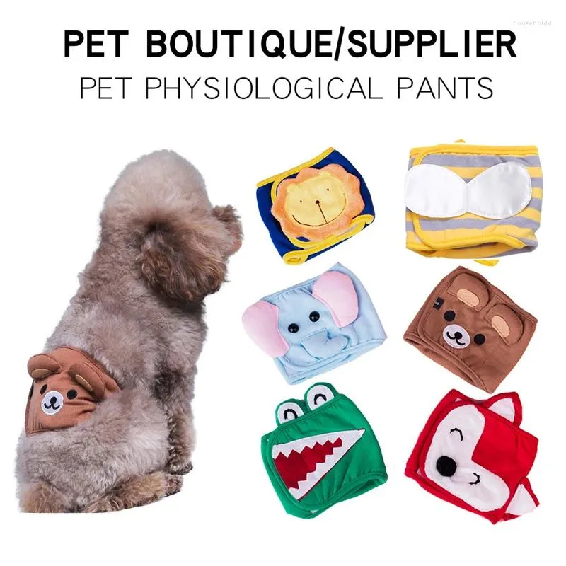 Cão vestuário macio algodão masculino calcinha fisiológica cinto adorável ao ar livre pet segurança roupa interior para médio grande menino shorts filhote de cachorro produtos