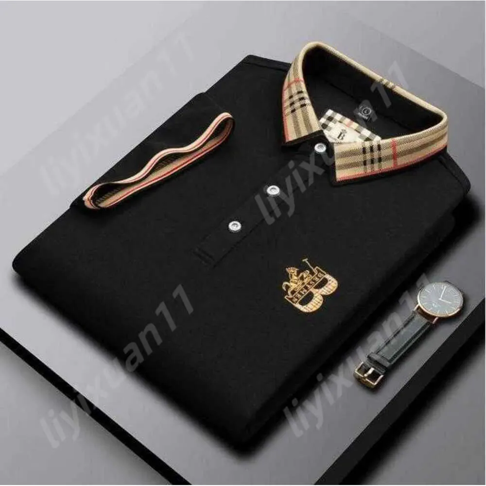 Ralphs Laurene Polo Shirt High End broderad ärm med bomull Polo Shirt Men T Shirt Korean Fashion Clothing Summer Luxury Top Quality Shirt 1476