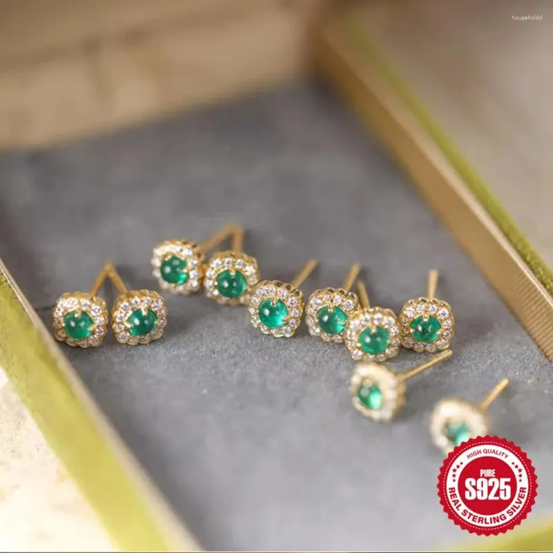 Stud Küpe Canner Moda Zirkon Gems Kristal Kadın Nişanı Küpe Takı Doğum Günü Partisi Yıldönümü Hediyesi