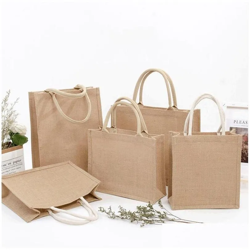 Pakowanie torby hurtowej torby na prezent wielokrotnego użytku z uchwytami do druhny Wedding Women Market sklep spożywczy
