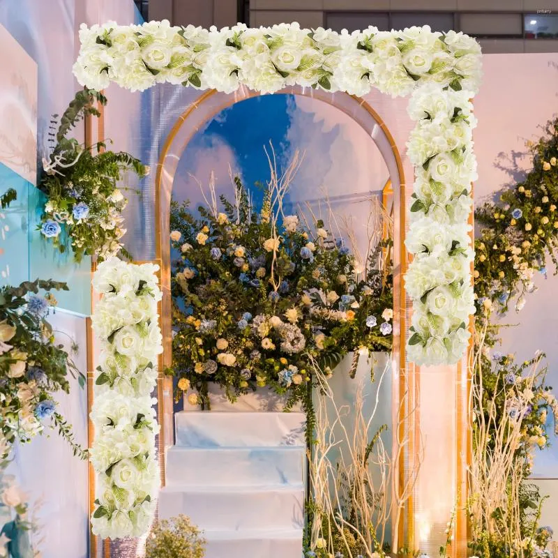 Fiori decorativi Matrimonio artificiale per decorazioni di rose finte Centrotavola Simulazione Decora