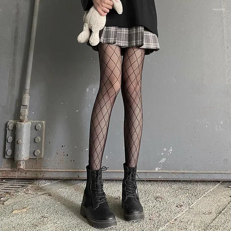 Meias femininas 2024 collants anime meia-calça moda padrão fishnet meias sexy harajuku meias de náilon estilo lolita feminino