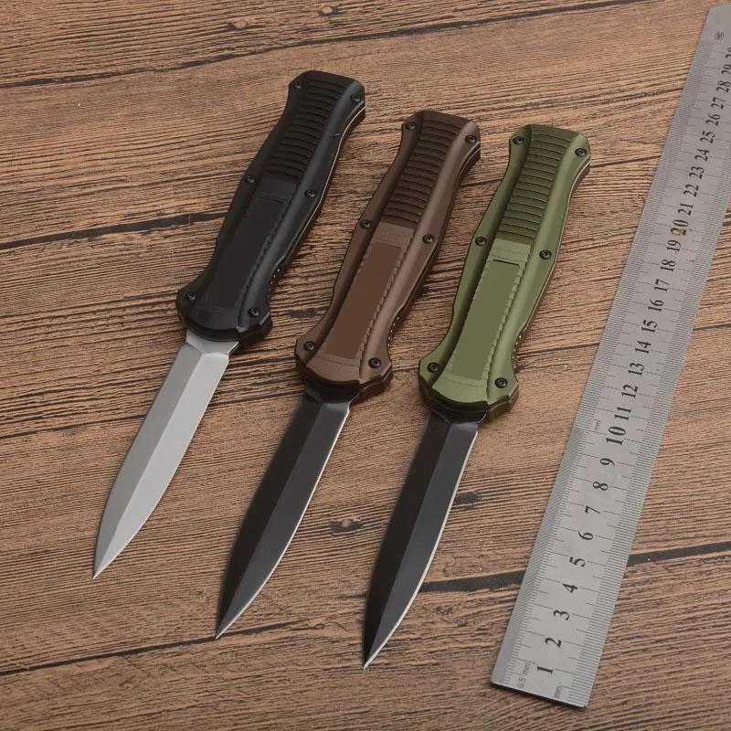 6Models 3300/3310 Infidel Knife 3310BK Auto Pocket Knives D2 Steel EDC Pocket BM42 Tactical gear Survival knife with sheath 3320 3400 3350 EDC Tools