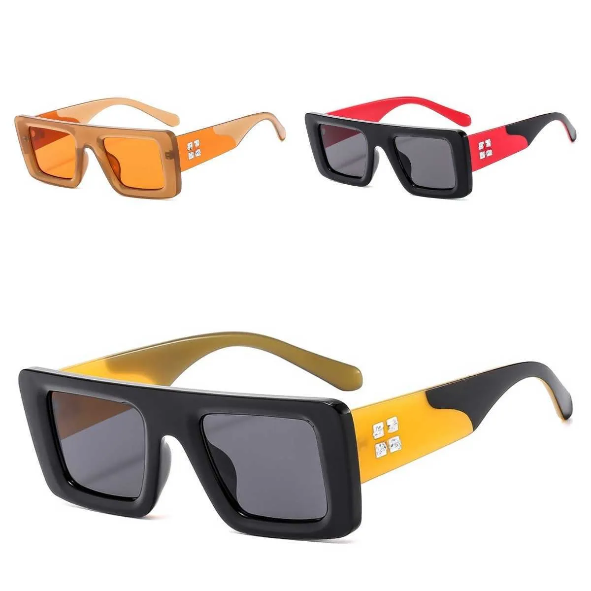 Óculos de sol brancos Hot 008 óculos de sol polarizados de designer para homens mulheres homens legal moda quente clássico placa grossa preto quadro branco luxo óculos de sol UV4 WT