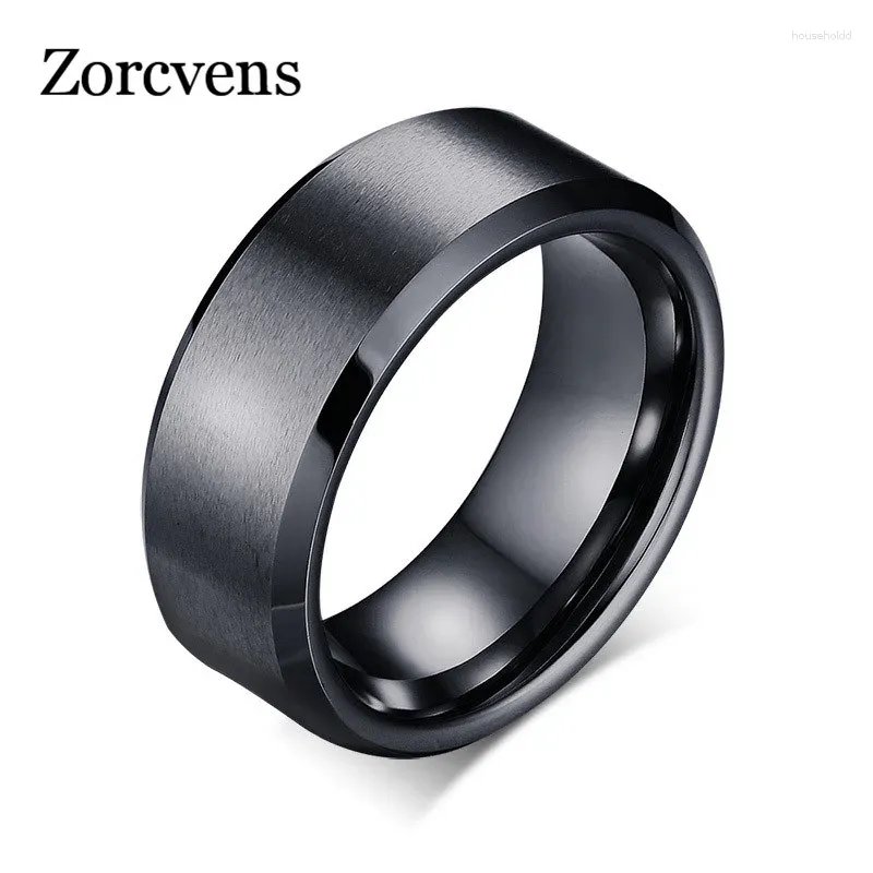 Cluster Ringen ZORCVENS 2024 Mode Charme Sieraden Ring Mannen Rvs Goud/zilver Kleur/Zwart Voor Vrouwen