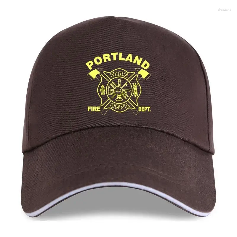 Gorras de bola Gorra Sombrero 2024 Departamento de bomberos de Portland y bombero de rescate Béisbol personalizado Impresión de doble cara Algodón Slim Fi