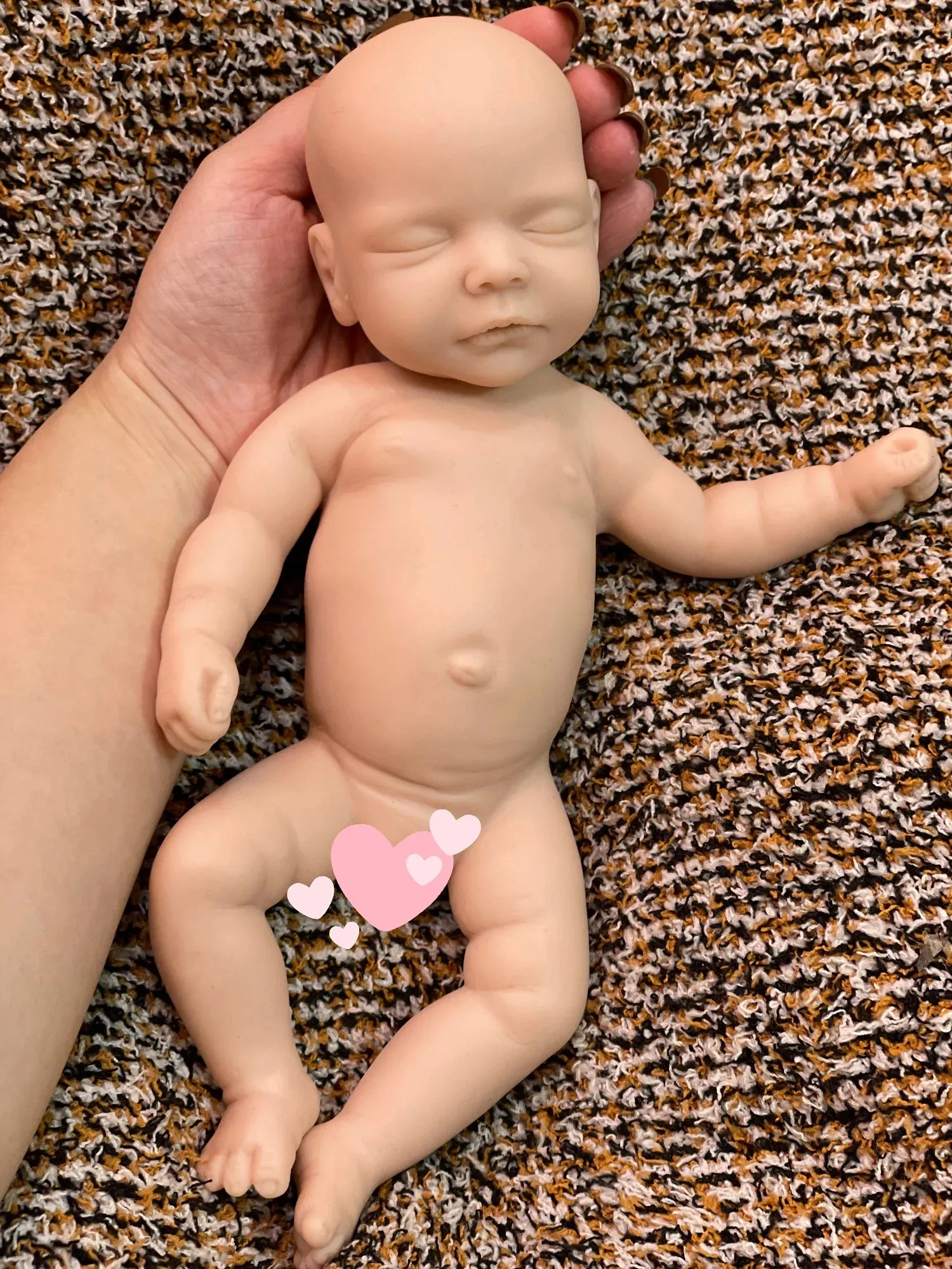 Newborn Baby Silicone Debbies Reborn Doll Kits 50cm Kiara Bebe