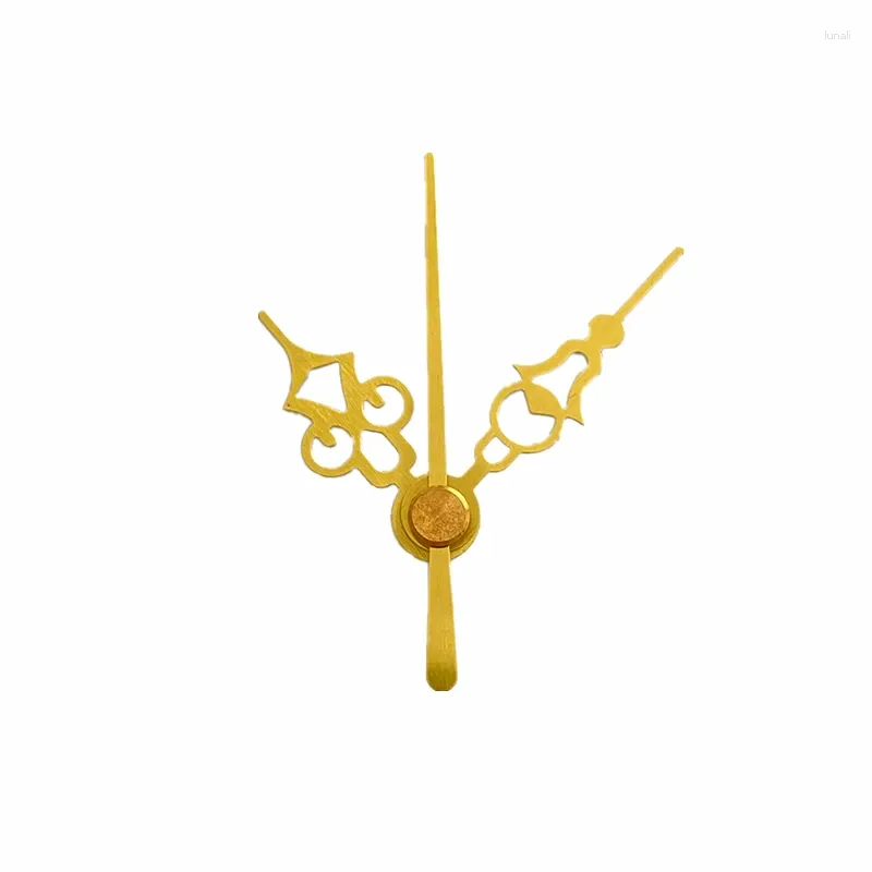 Klockor tillbehör 50Set Table Clock Diy Quartz Gold Hour Minute With Second Hand för utbyte av urverk