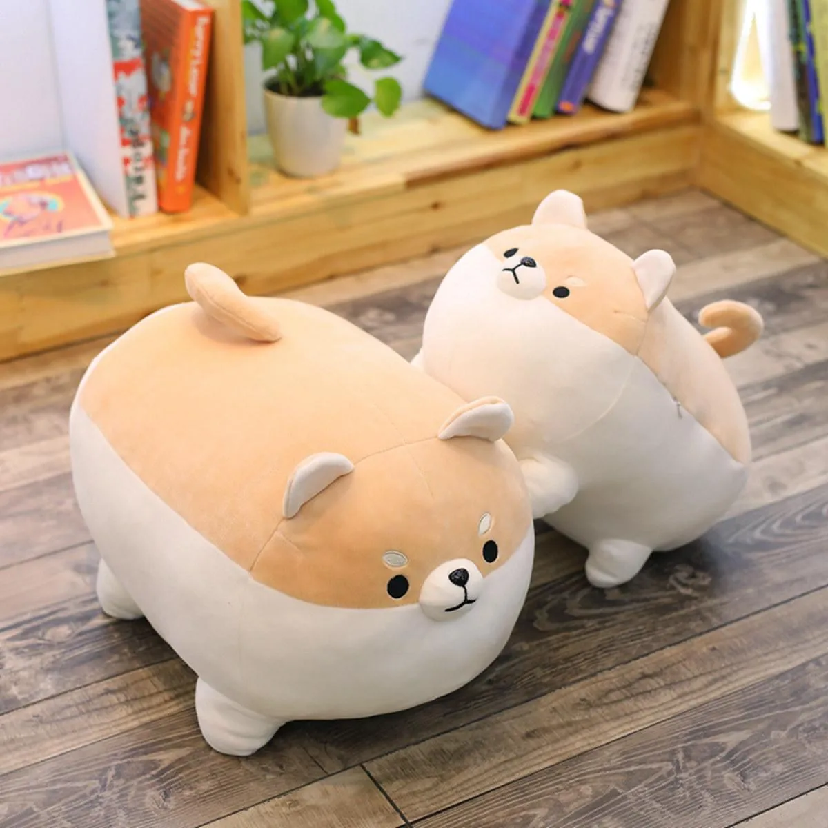 P Dolls Cute Corgll Shiba Pillow Soft Dog Toy Slee Female Chinese Valentine Gift Drop Delivery Otwni