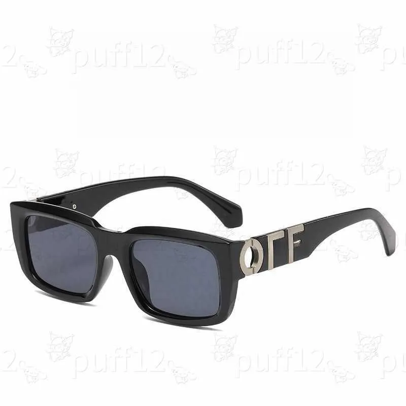 Offs branco óculos de sol luxo moda óculos de sol seta x quadro óculos rua homens mulheres hip hop sunglasse homens mulheres esportes viagem óculos de sol ymey