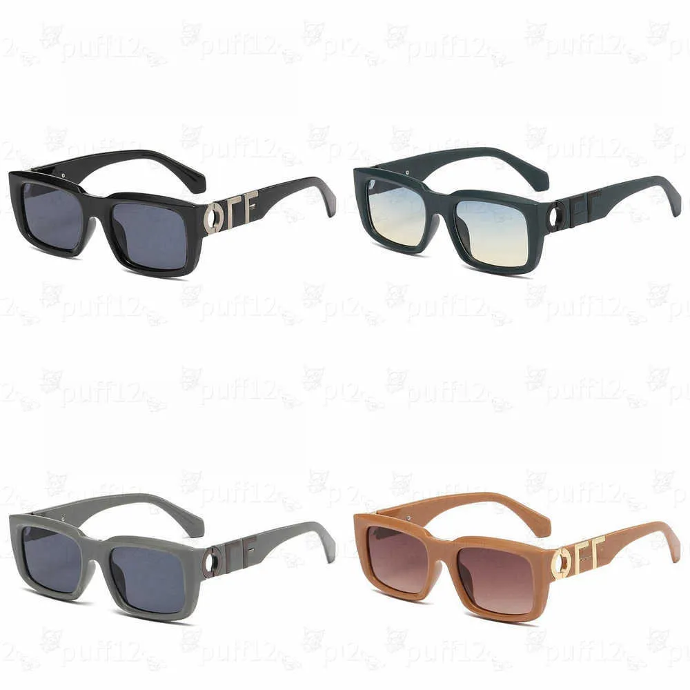 Offs Белые солнцезащитные очки Fashion Off Luxury Top Luxury Высококачественный дизайнерский бренд для мужчин и женщин Новые продажи всемирно известных солнцезащитных очков UV400 с коробкой 1 TWWT