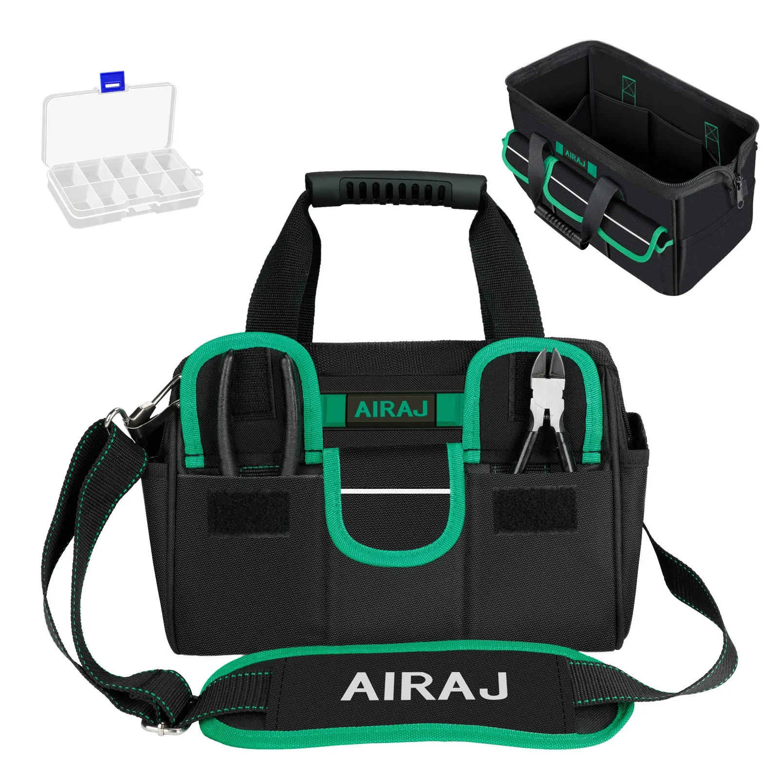 AIRAJ – sac de rangement pour outils de réparation, kit multifonctionnel en tissu Oxford étanche, grande capacité, résistant à l'usure et aux rayures, 240123