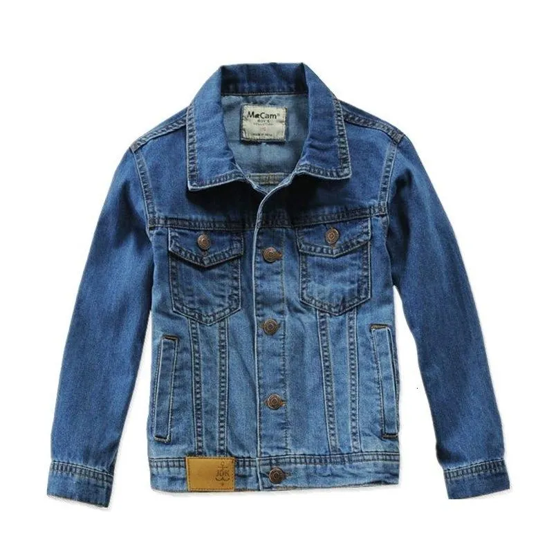 Giacche Ragazzi Giacca di jeans Primavera Estate Design solido Bambini Cappotto casual Jean Per bambini 414 anni Capispalla da cowboy 230817 Drop Deliver Dhmyj