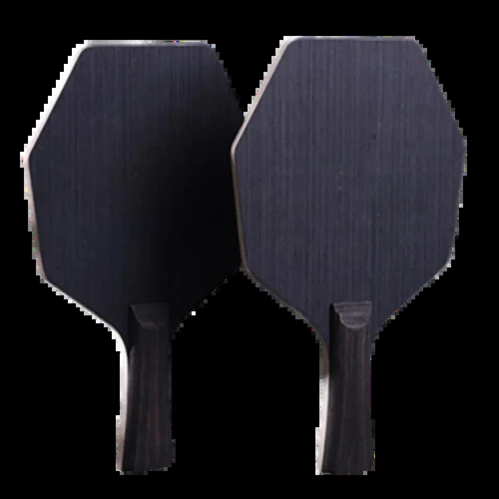 Cybershape hexágono madeira pura material ósseo lâmina de tênis de mesa 5 camadas popla raquete de tênis de mesa para trainning 240131