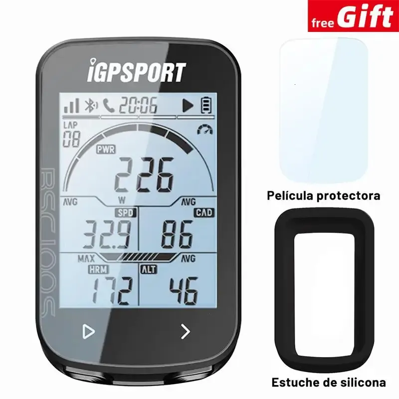 Advanced Cycling Computer - GPS Bike Computer with Heart Rate Monitor ...
