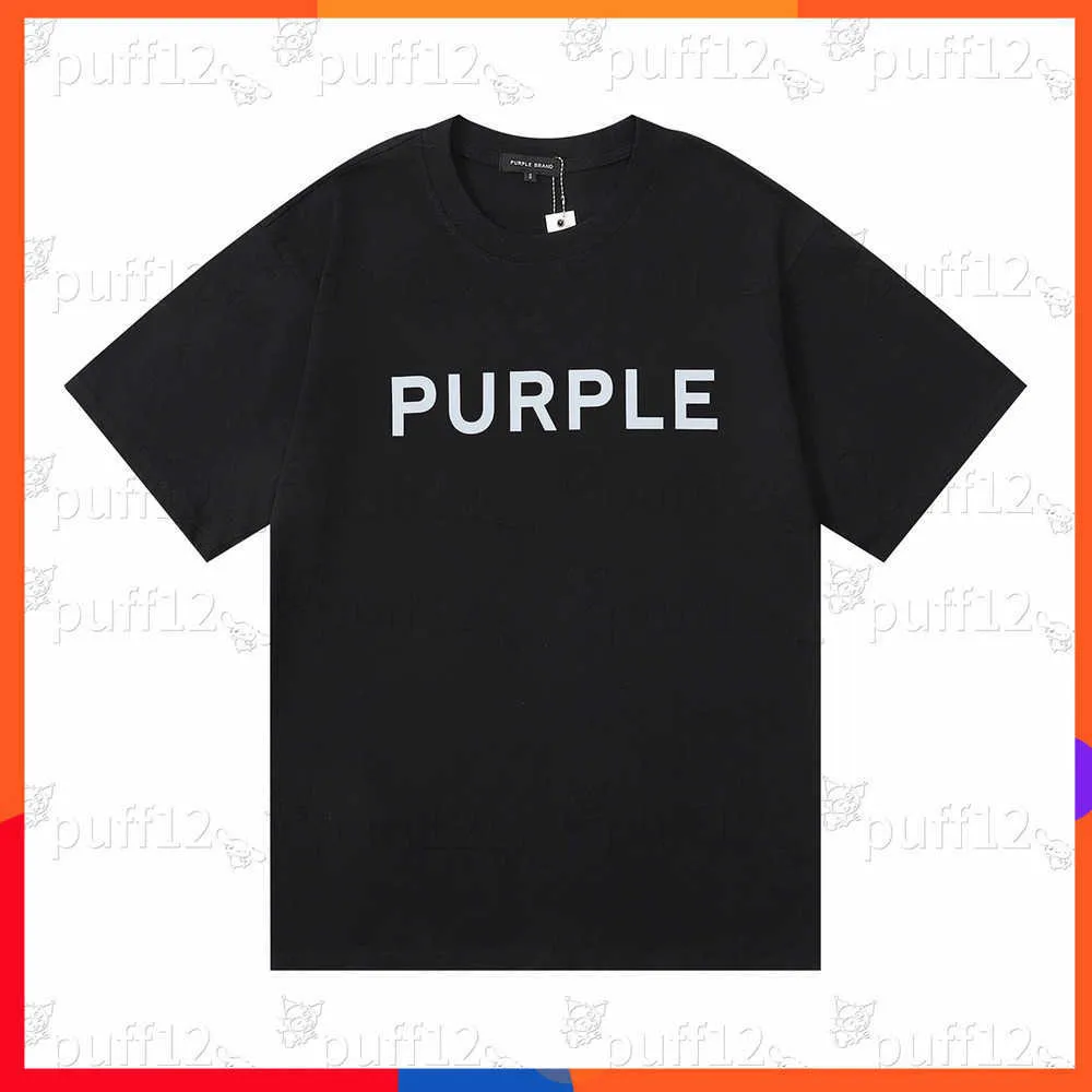 marka 2024 NOWOŚĆ Summer Purple Mens Designer Trend Trend Tshirt THIRT LITET LARMININED DIDRNIK KRÓTKOWY STREET LOUSE LOUSE Casual Tshirt 100 bawełniany top T 3I8T