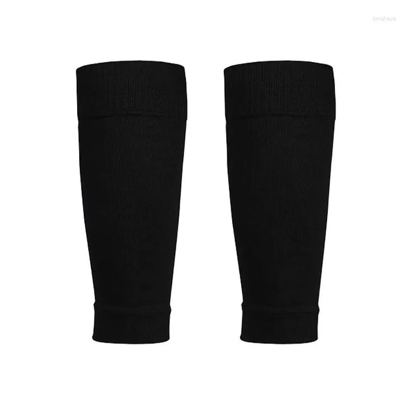 Calzini sportivi Plus Elasticità Taglia Calcio Shin Men Guards Adts Leg Kids Er Calf Sleeve Sport Football Pads Calci Palla Protezione Drop Otagi