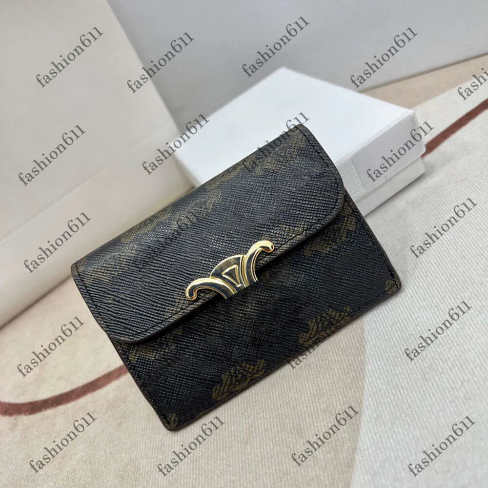 Plånböcker mode plånböcker klassiska korthållare nyckelmynt purses cowhide handväska lyxiga designer kvinnor mens plånbok väska passhållare kredit metall mini med låda