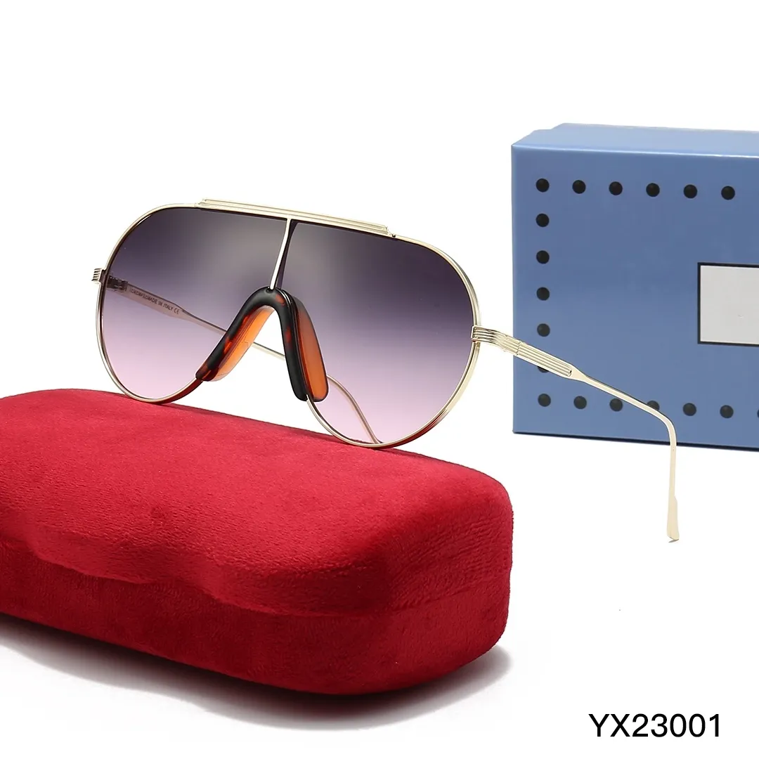 Gorąca nowa moda Vintage Driving Sunglasse Women Men Men Outdoor Sports Projektantki luksusowe słynne męskie okulary przeciwsłoneczne okulary przeciwsłoneczne z skrzynkami i pudełkiem G23002