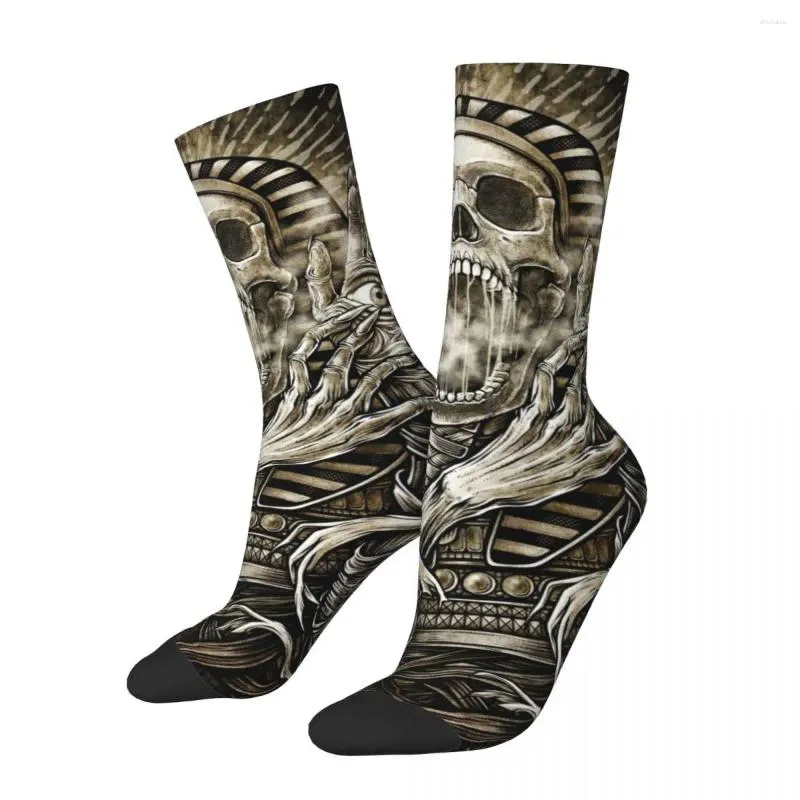 Vintage Hip Hop Mens Sock Egyptian Culture Print, Unisex, Street Style