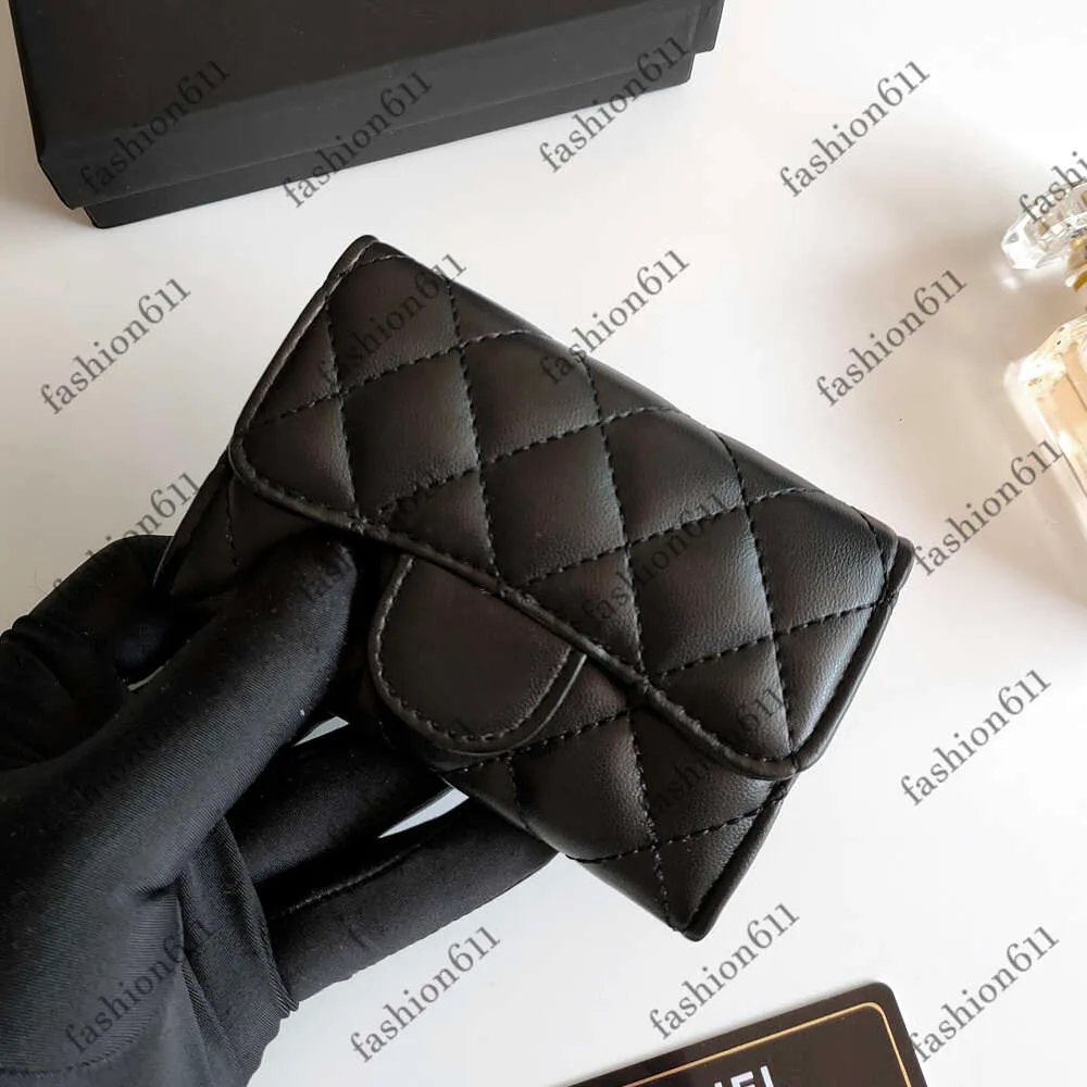 Billeteras de lujo para mujer billetera diseñadora cartas de cartas soporte monedero de monedera cc moneda de caviar embrague billetera pequeña 10a alta calidad con caja en caja