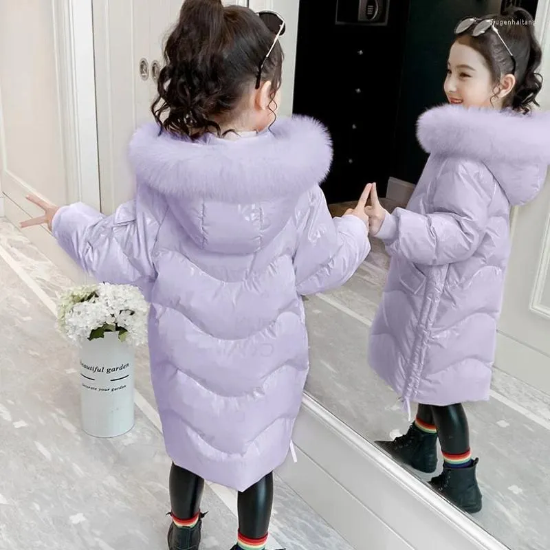 Manteau En Duvet Pour Adolescentes Veste Dhiver Pour Filles De 4 A 12 Ans Parka Epaisse Et Chaude Coupe Vent Avec Col En Fourrure Vetements Dexterieur A Capuche Pour Enfants Du 25 7 DHgate