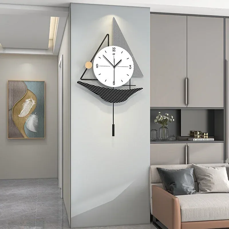Wandklokken Elegante klok Mode Creatief ontwerp Geschikt voor restauranthuisdecoratie
