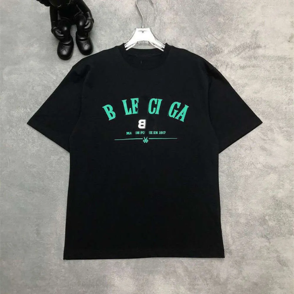 Designer Fashion Casual Balencigas Classic High Quality Spring/Summer 2022 New Letter Print Casual Multifunctional Loose Short Sleeve Unisex T-shirt Ins