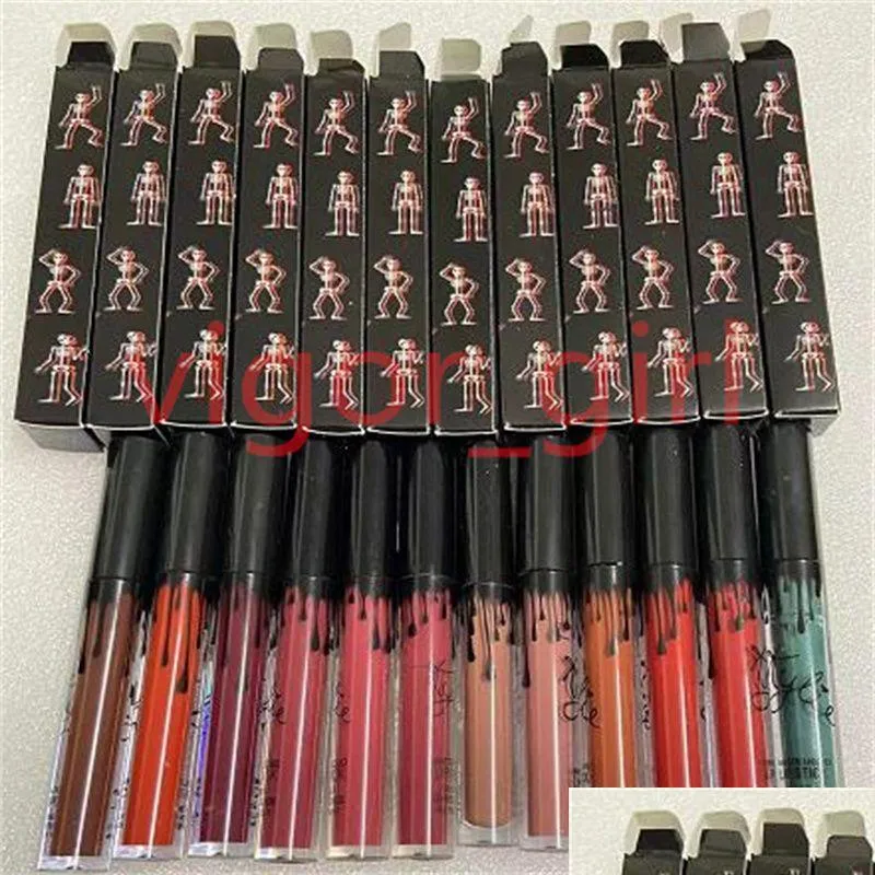 Rouge à lèvres Nouveau Kl Marque 12 Couleurs Lip B Maquillage Longue Durée Hydratation Lipgloss Cosmétiques Ship Drop Livraison Santé Beauté Maquillage Lèvres Otlro