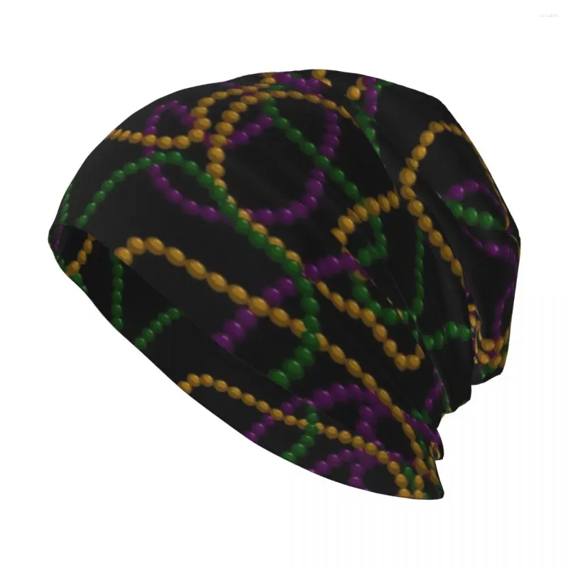 Berretti Mardi Gras Perline Cappello lavorato a maglia Cosplay Protezione solare Cappelli da uomo da donna