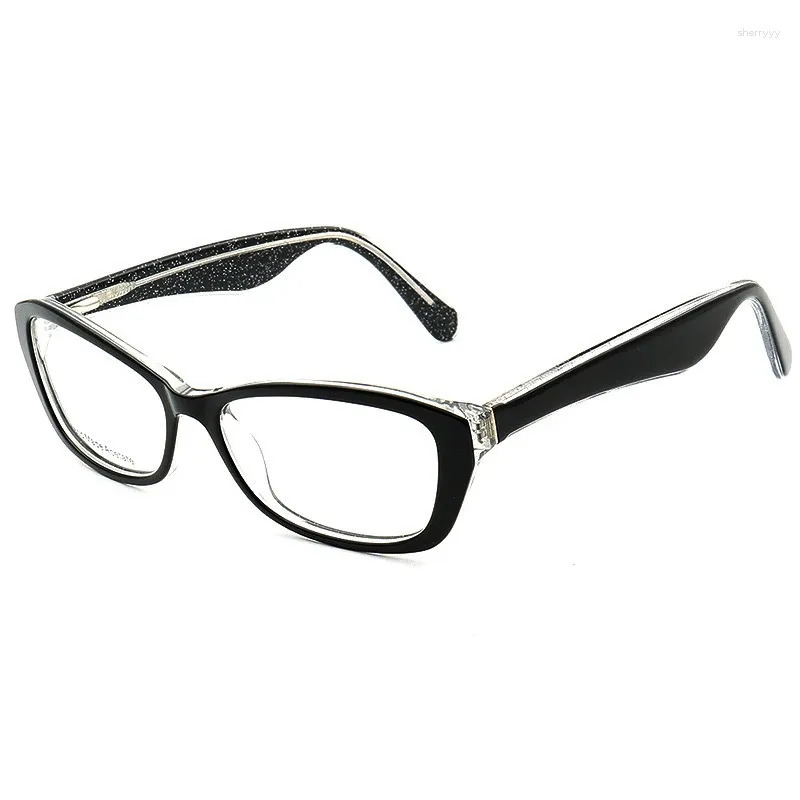 Okulary przeciwsłoneczne Ramy 2024 Kobiety zabytkowe drewniane szklanki mężczyźni męskie okulary duże modne motyle retro okulary optyczne