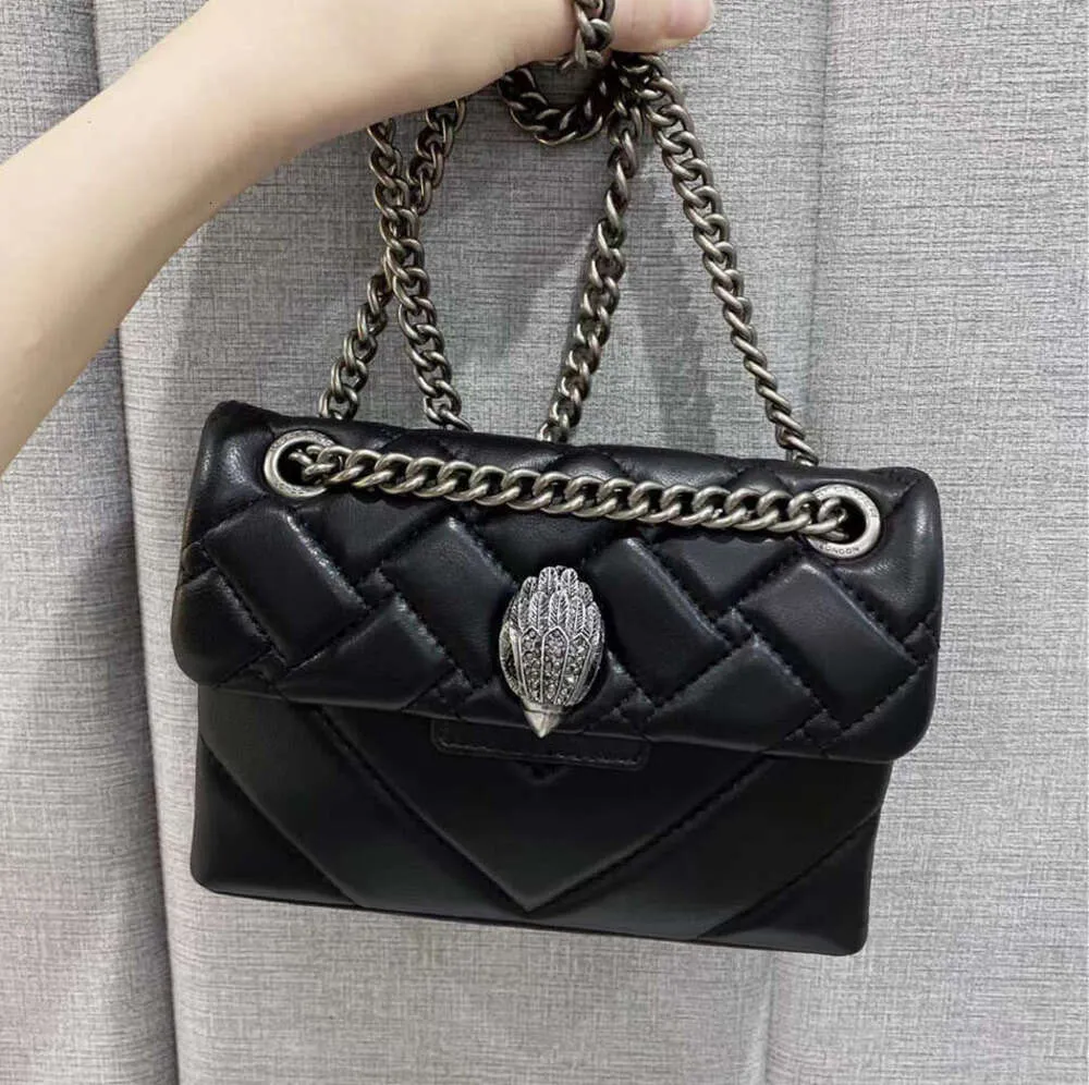 Kurt Geiger Heart Shaped Designer Handbag Luxury Bag Leath London London Man Mini Mini Sholdent Sign Pochette Clutch Tote Crossbody Chain Bags S1