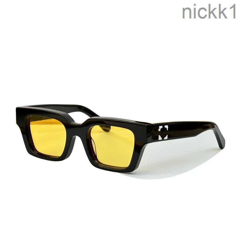 Off New Mens Designer Sunglasses Oeri008 Offs White Fashion Luksus i damskie Uv400 Ochrona Top z oryginalnym pudełkiem 49EK