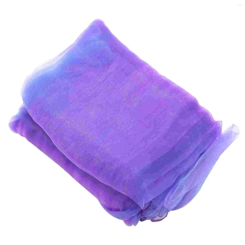 Curtain Veil Wedding Drapery Outdoor Background Decor Arch Drapes Chiffon Chair Sash Purple Party Ceiling