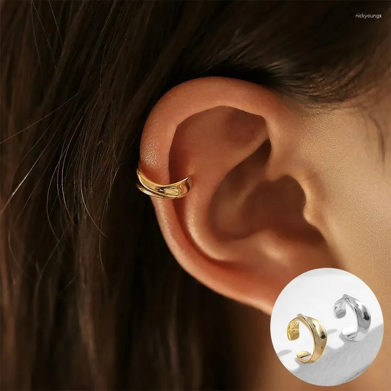 Ohrringe aus 925er-Sterlingsilber, geometrisch, für Damen und Mädchen, schlicht, glatt, unregelmäßiges Design, Schmuck, Party-Geschenk, Tropfen