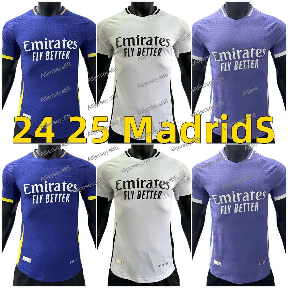 24 25 BELLINGHAM VINI JR Maillot de football Maillot de football RODRYGO CAMAVINGA Real Madrids 2024 2025 Arda Guler Domicile Troisième Joueur Maillot De Foot Kits Camiseta _Jersey