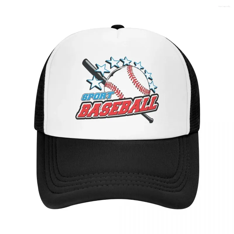 Ball Caps Classic Baseball Sport Trucker Hat Femmes Hommes Ajustement un capuchon unisexe A réglable Cuchable Snapback