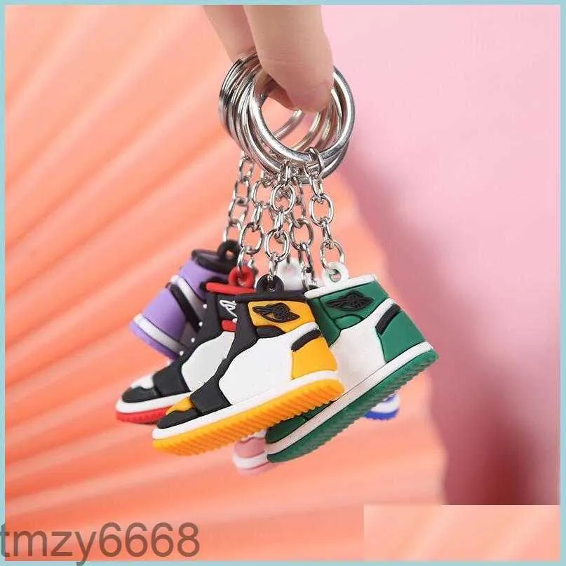 Klasyna Smycze Creative Mini PVC trampki dla mężczyzn Kobiet Gym Sports Buty Butain Butball Butball Butball Key Ho Dhrkp 4el6