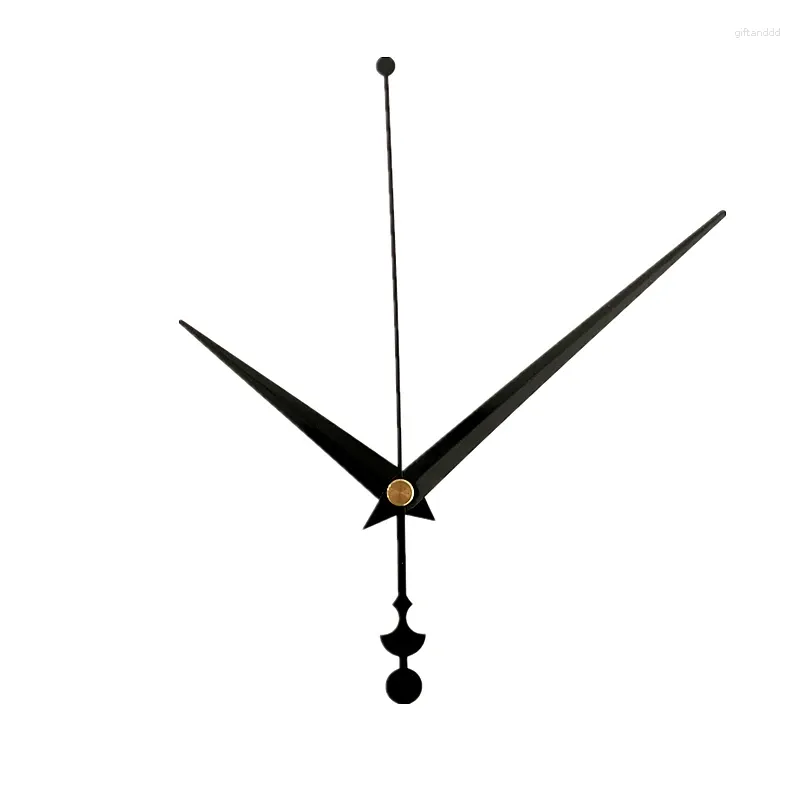 Horloges Accessoires DIY Pointeurs noirs Montre Longues mains Horloge pour la maison Flèches Mécanisme Quartz Pièces Cuisine Temps Chambre Décorations