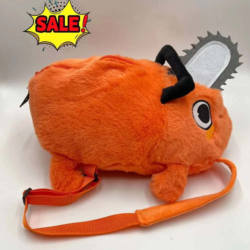 Animal Plush Backpack For Chainsaw Man Designer Gift With Soft Fashion