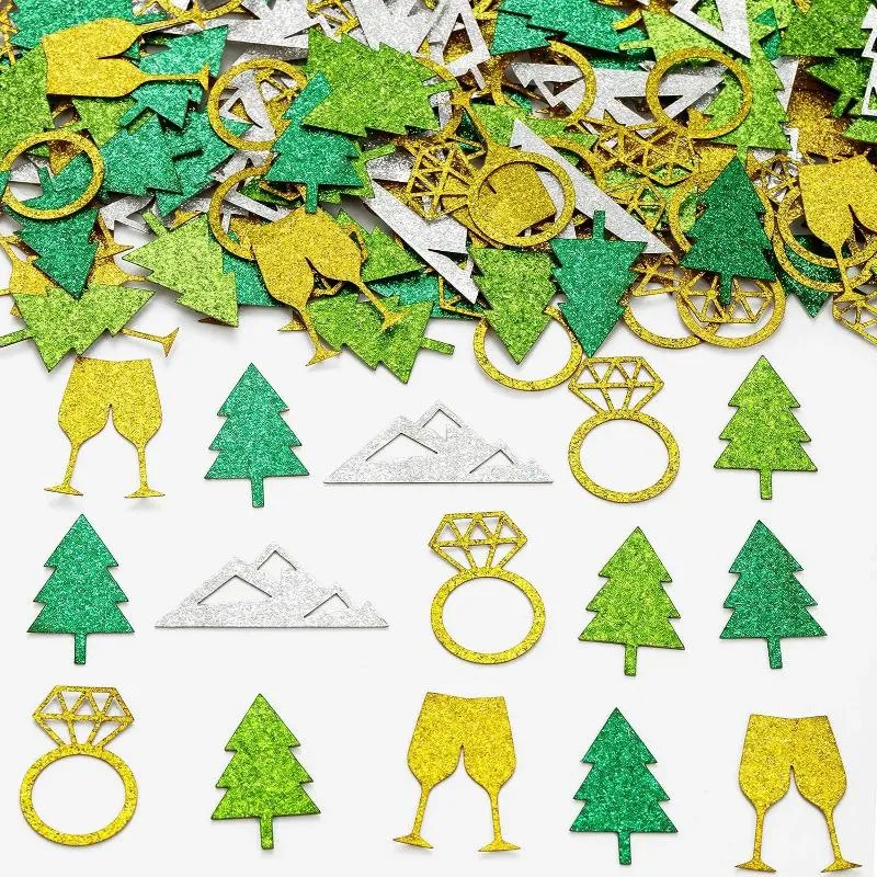 Party Decoration Mountain Bachelorette Decor Table Confetti Hiking Camp Glitter Diamond Ring Scatter For Wedding Bridal Shower