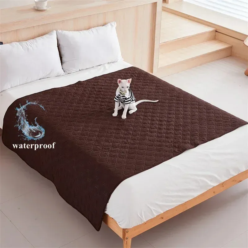 Repelente de água king size folha de cama capa lavável reutilizável colchão protetor crianças pet cão gato urina cama colcha almofadas esteira 240129