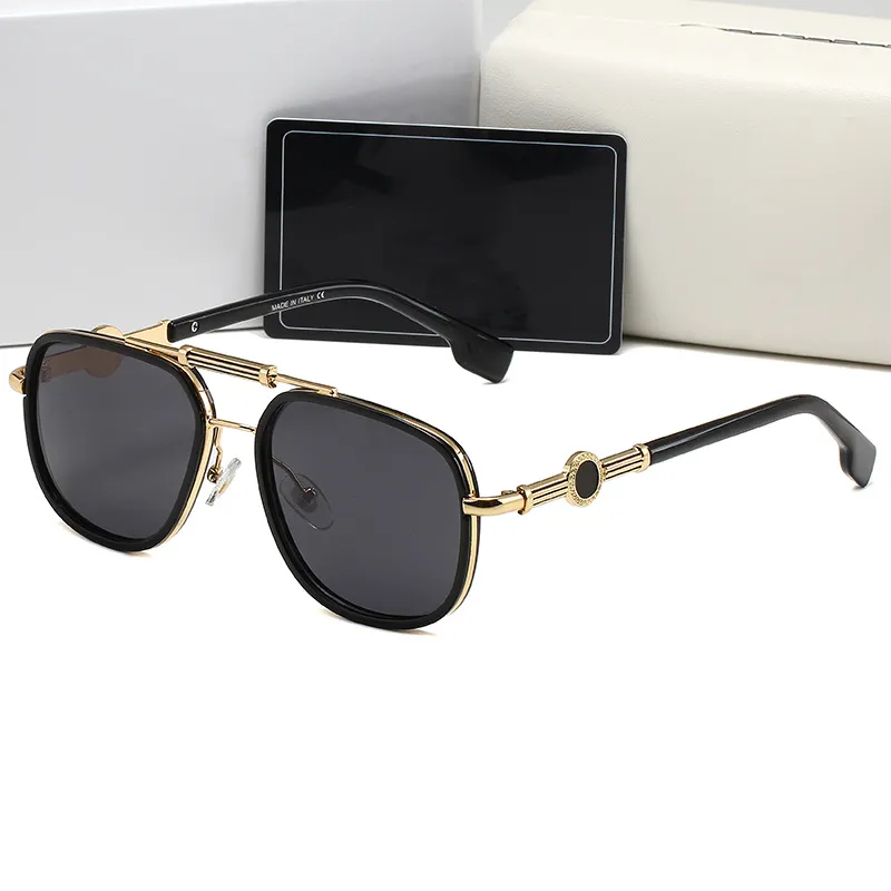 Moda luksusowy projektant dla mężczyzn kobiety okulary przeciwsłoneczne męskie menu gogle pełne litery okulary sunmmer plażowe ramy odcienie designerskie okulary vintage
