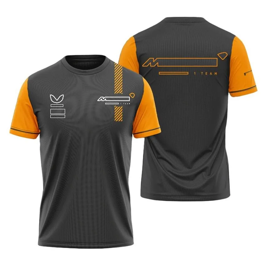 T-shirt da uomo Abbigliamento da motociclista Nuova tuta da gara F1 T-shirt da uomo a maniche corte Serie Taglie forti Personalizzazione uniforme della squadra Consegna a domicilio Automobili Otrkm 9UKA